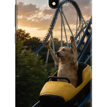 Rollercoaster Dog Redmi 8A Hard Case Back Cover by Casekaro