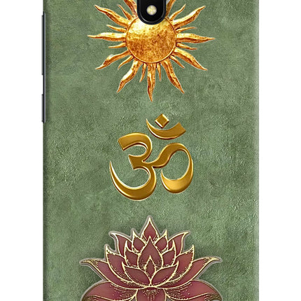 Om & Lotus Redmi 8A Back Cover