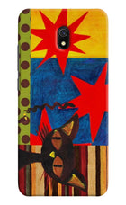 Pop Cat Redmi 8A Hard Case Back Cover by Casekaro