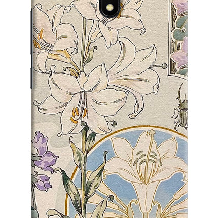 White Lily Redmi 8A Hard Case Back Cover by Casekaro