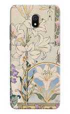 White Lily Redmi 8A Hard Case Back Cover by Casekaro
