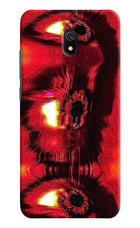 Fire Eye Redmi 8A Hard Case Back Cover by Casekaro