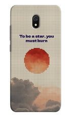 Pixel Sun Redmi 8A Hard Case Back Cover by Casekaro