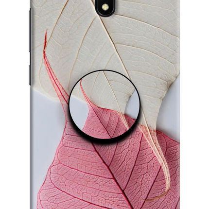 White Pink Leaf Redmi 8A Pop Case by Casekaro