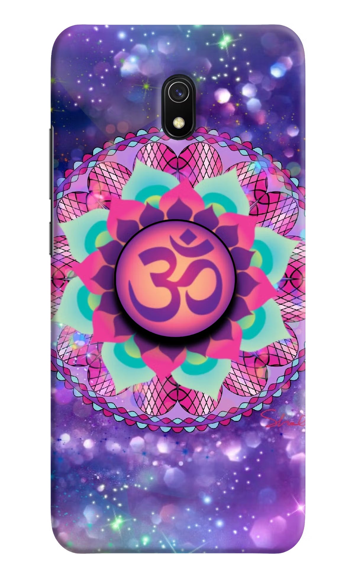 Om Purple Redmi 8A Pop Case by Casekaro