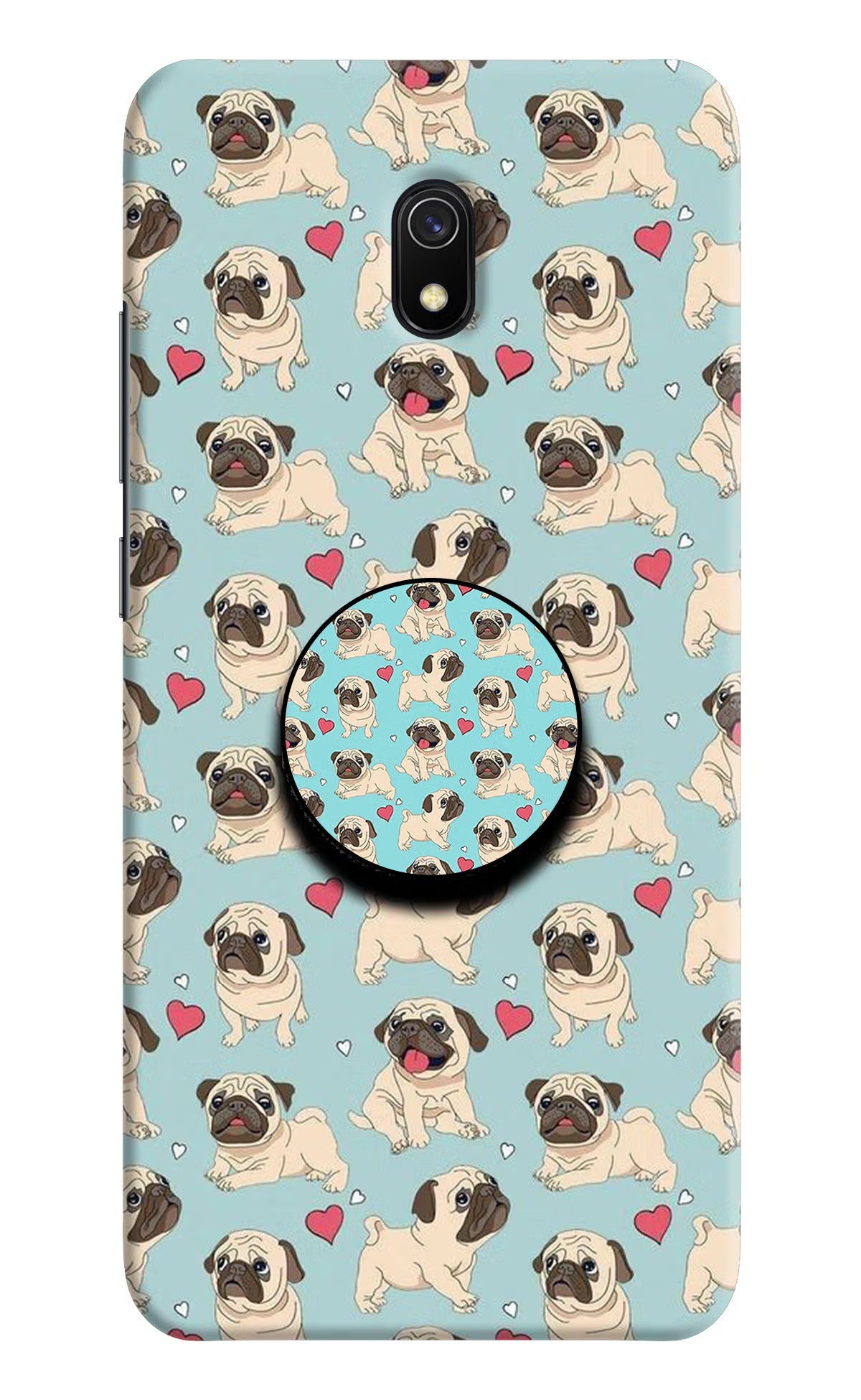 Pug Dog Redmi 8A Pop Case by Casekaro