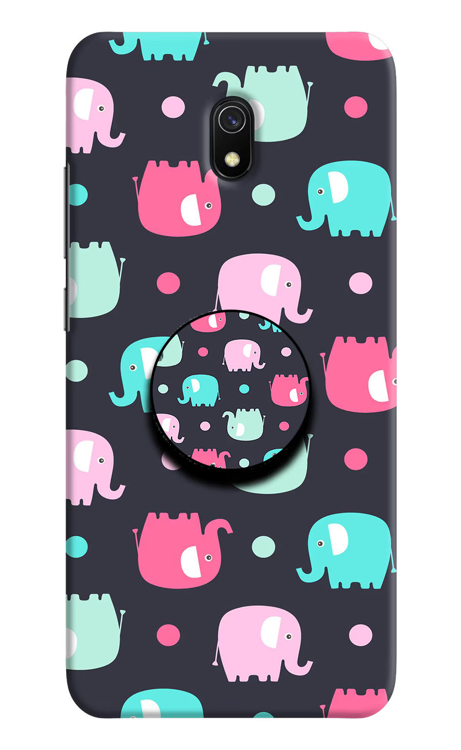 Baby Elephants Redmi 8A Pop Case, Hard case