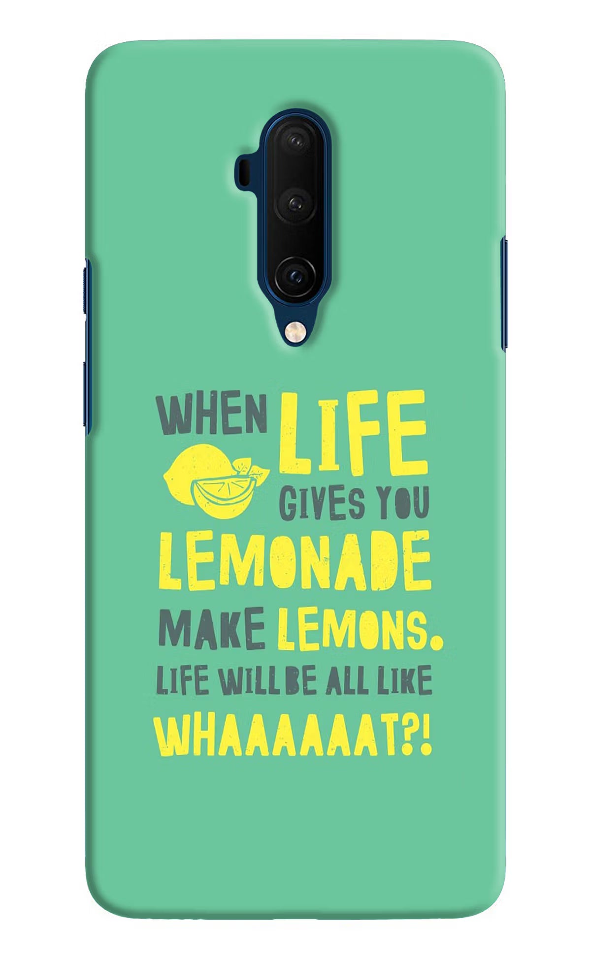 Quote Oneplus 7T Pro Hard Case Back Cover by Casekaro