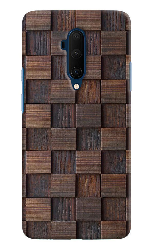 Wooden Cube Design Oneplus 7T Pro Hard Case Back Cover by Casekaro