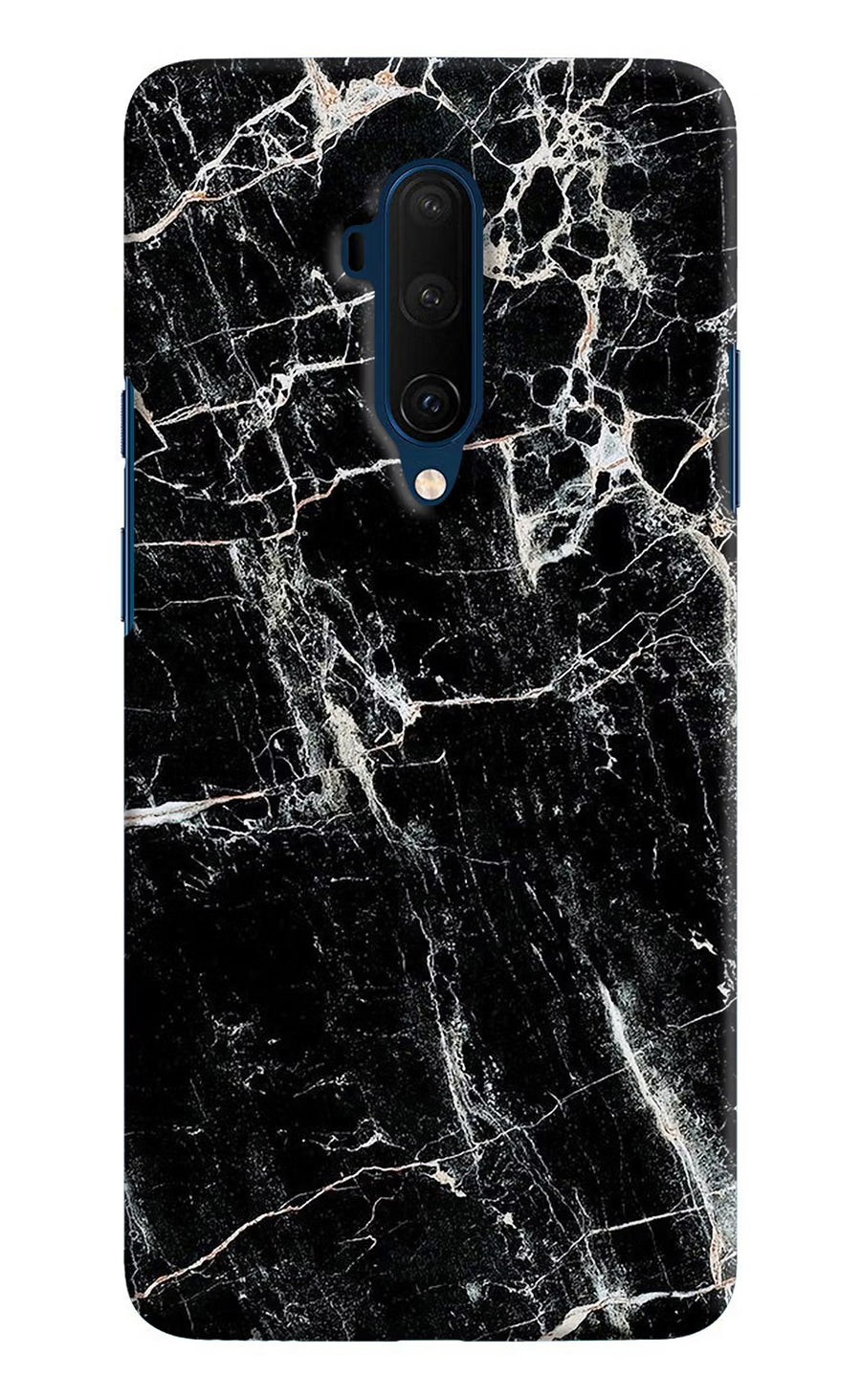 Black Marble Texture Oneplus 7T Pro Back Cover, Hard case