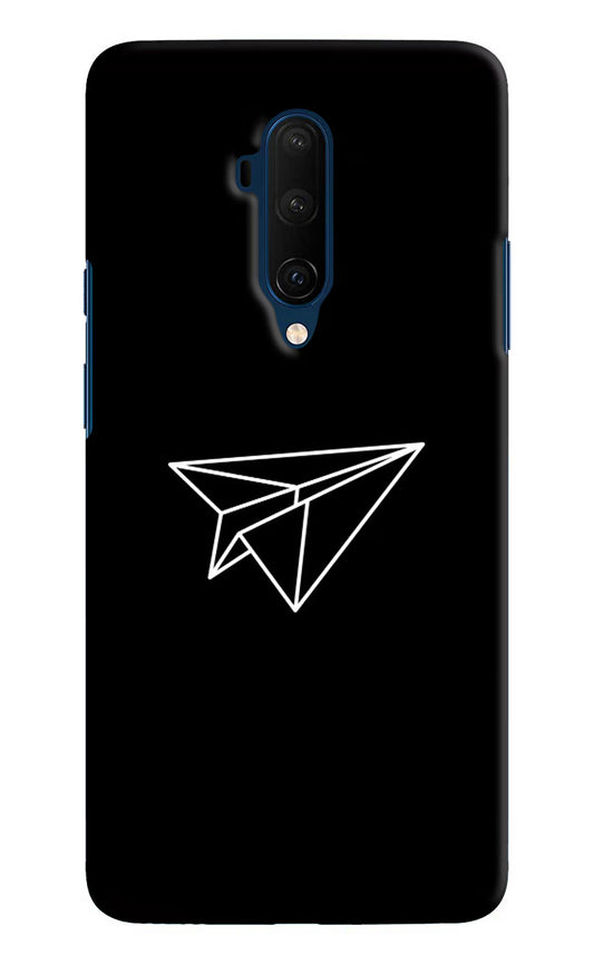 Paper Plane White Oneplus 7T Pro Hard Case Back Cover by Casekaro