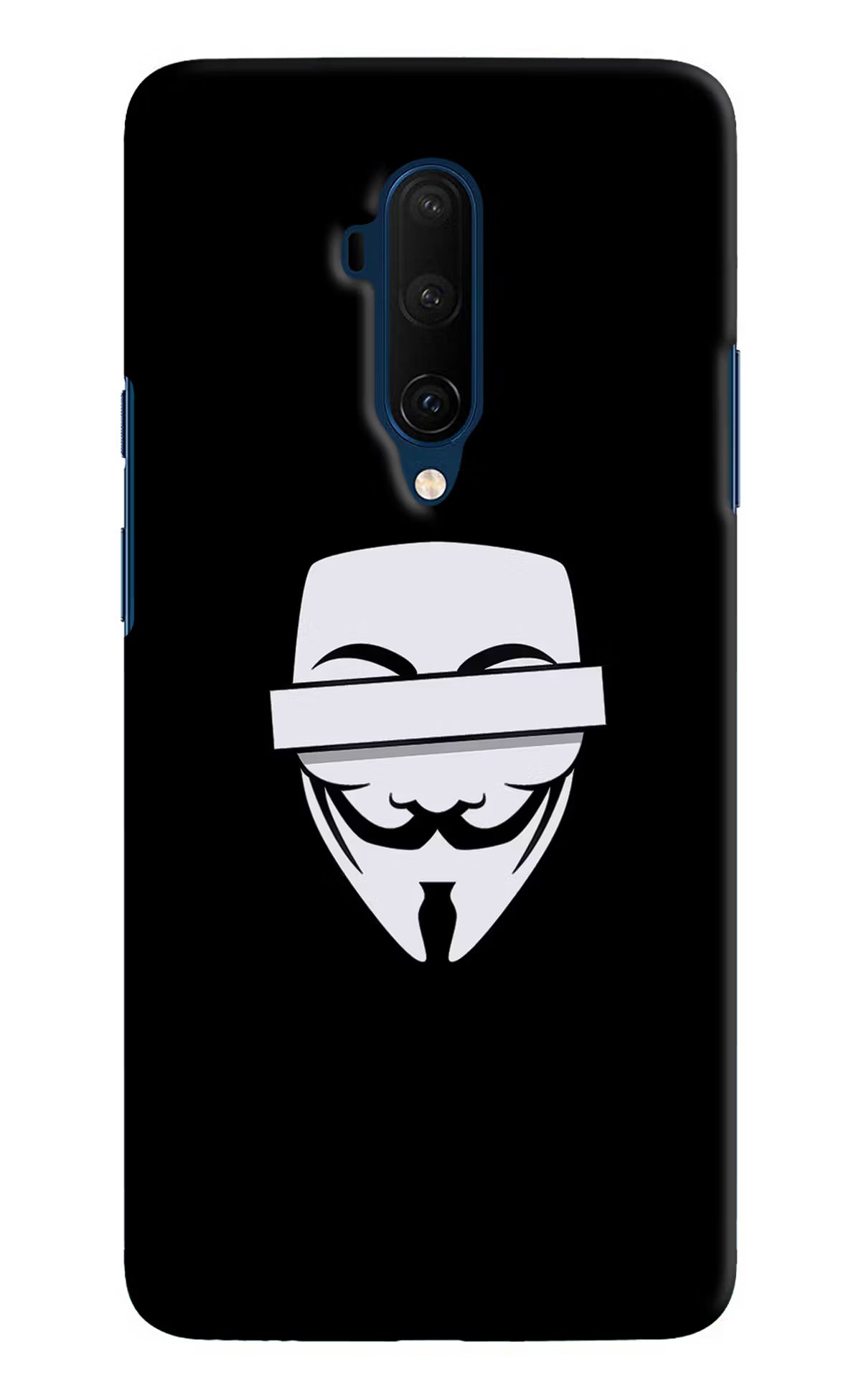 Anonymous Face Oneplus 7T Pro Hard Case Back Cover by Casekaro