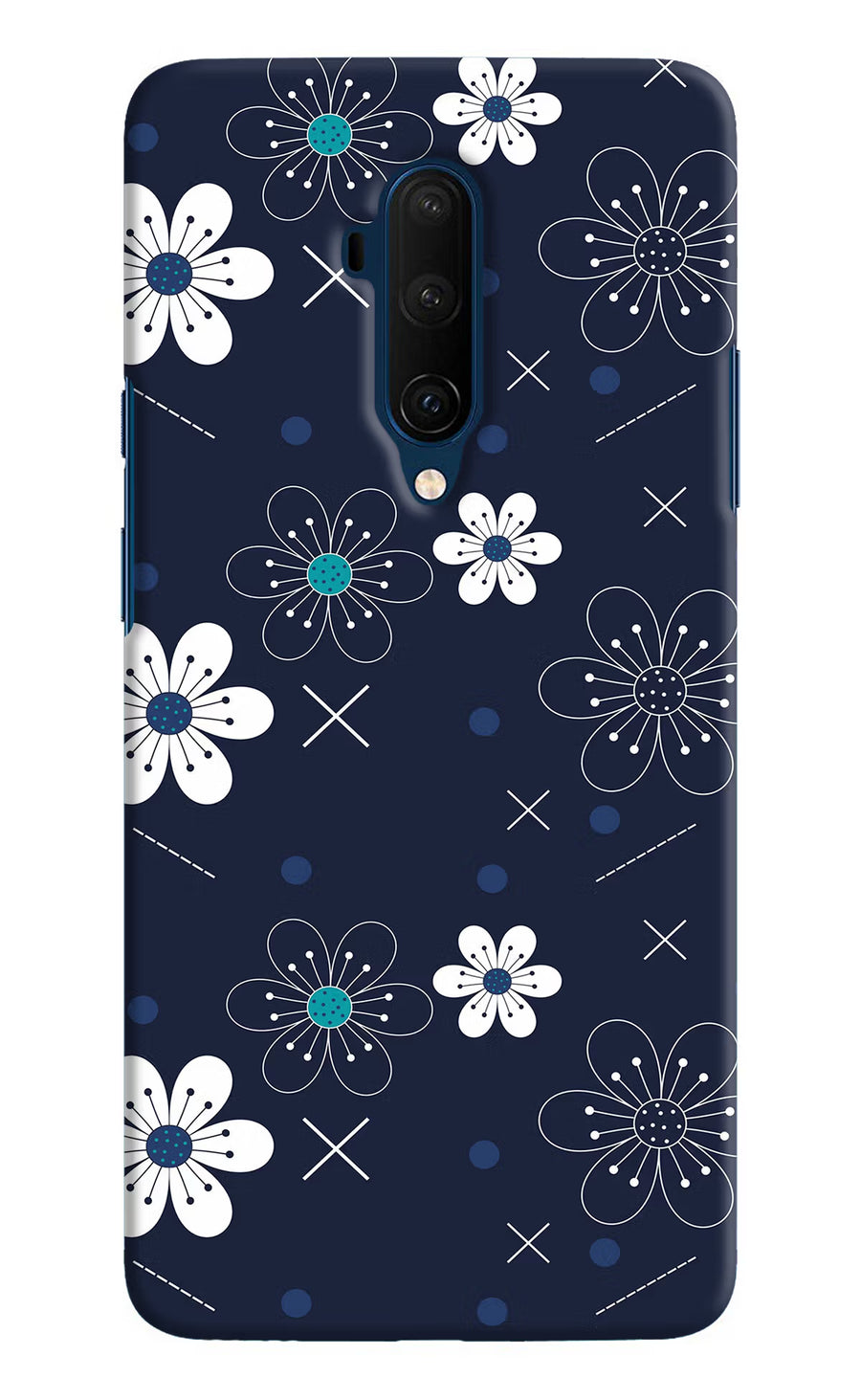 Flowers Oneplus 7T Pro Back Cover, Hard case