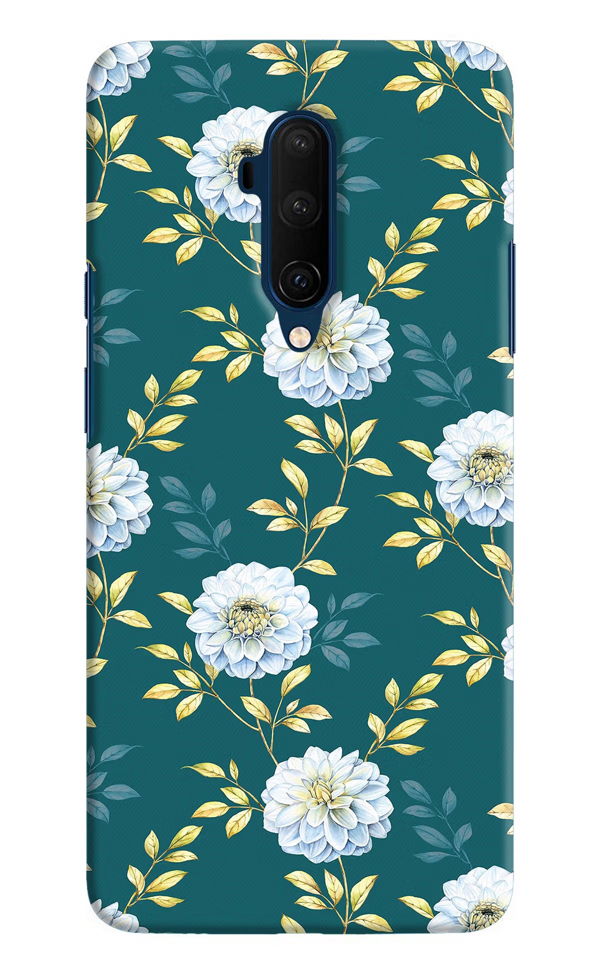 Flowers Oneplus 7T Pro Hard Case Back Cover by Casekaro