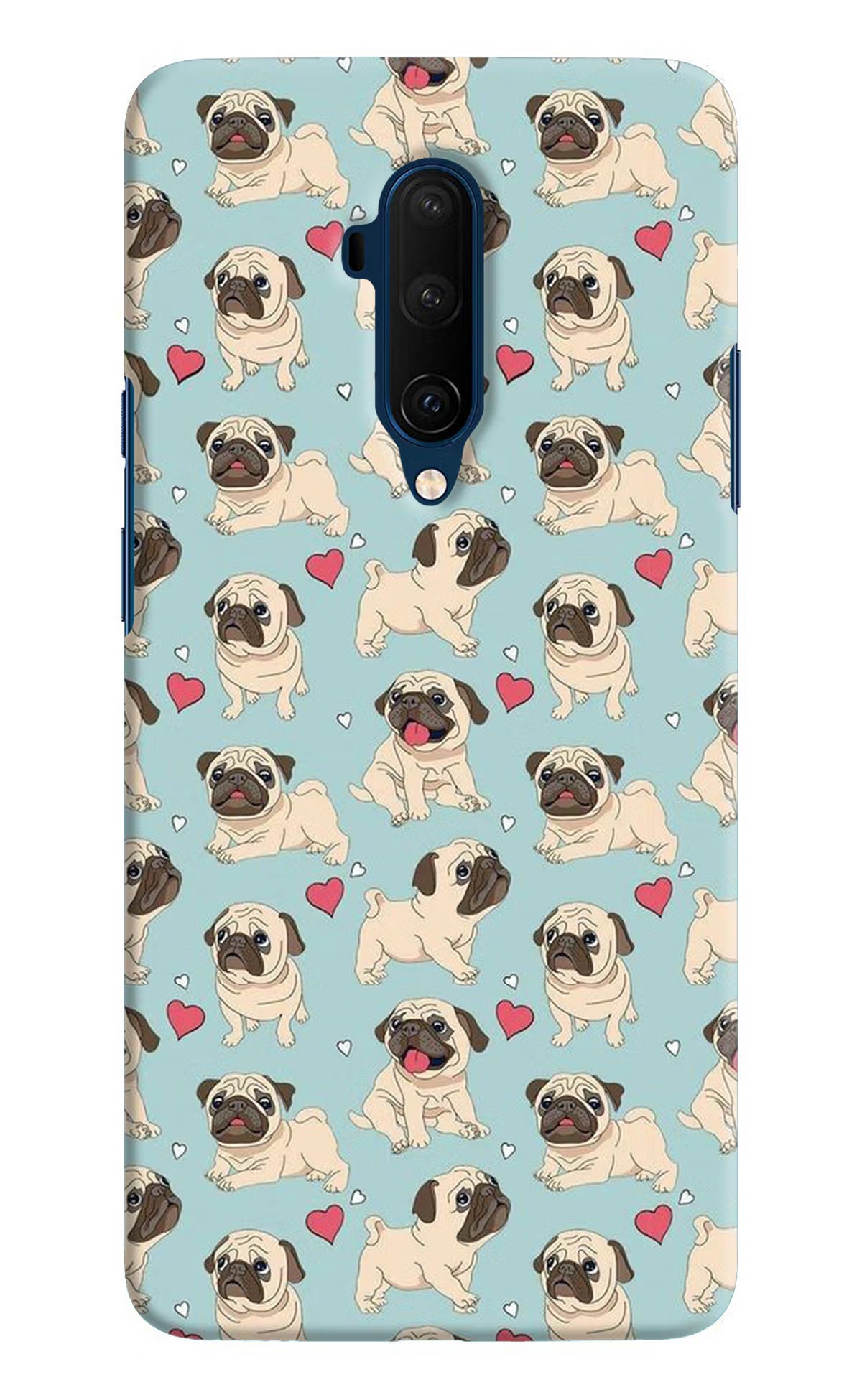 Pug Dog Oneplus 7T Pro Hard Case Back Cover by Casekaro
