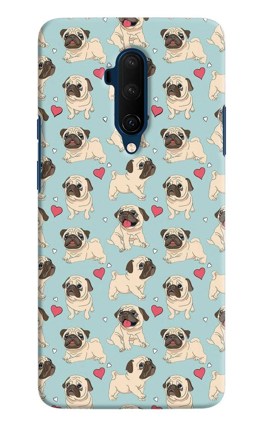Pug Dog Oneplus 7T Pro Back Cover, Hard case