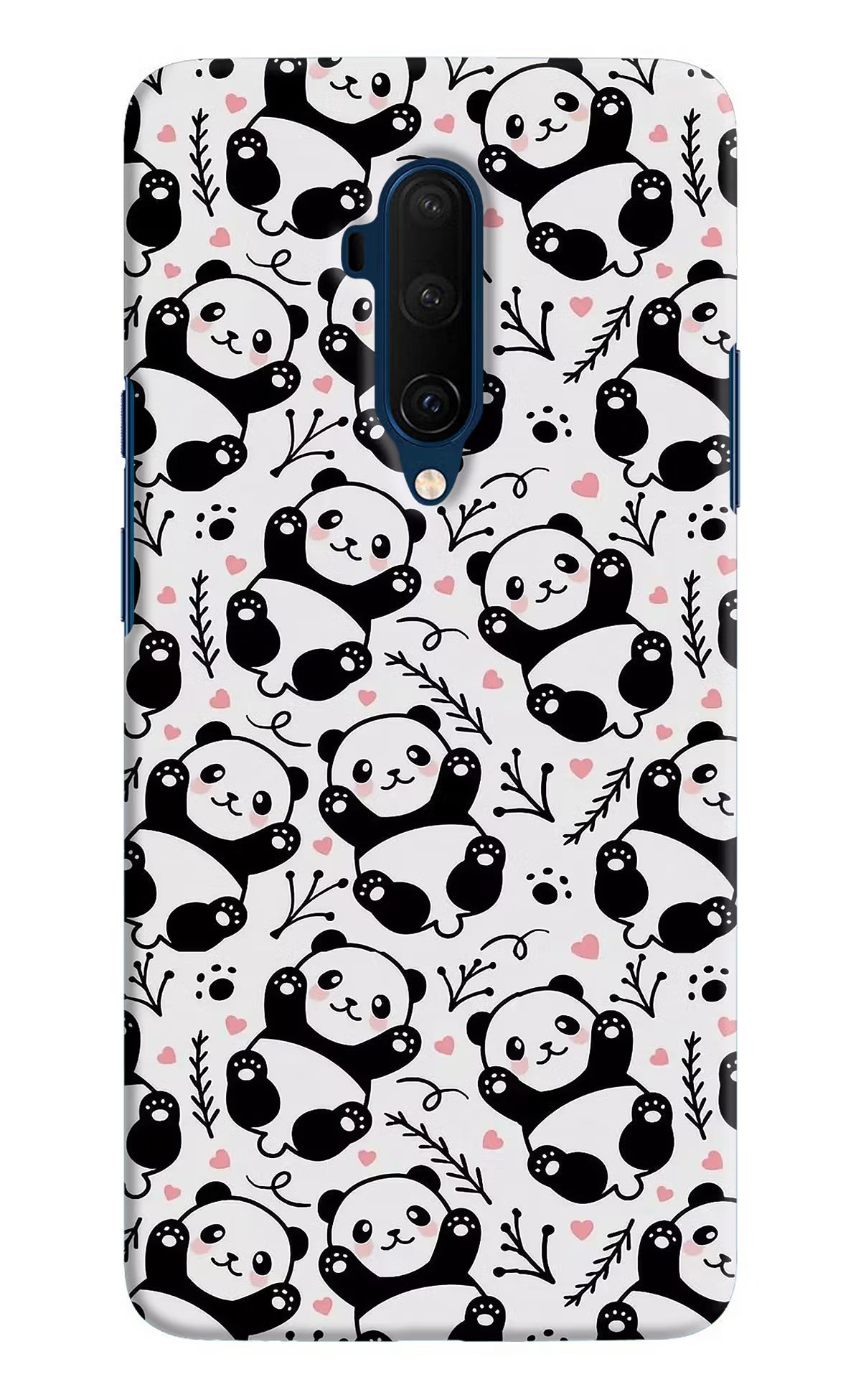 Cute Panda Oneplus 7T Pro Hard Case Back Cover by Casekaro