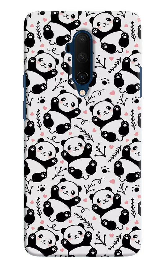 Cute Panda Oneplus 7T Pro Hard Case Back Cover by Casekaro