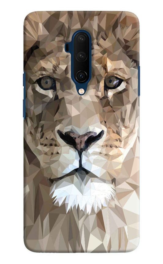 Lion Art Oneplus 7T Pro Hard Case Back Cover by Casekaro