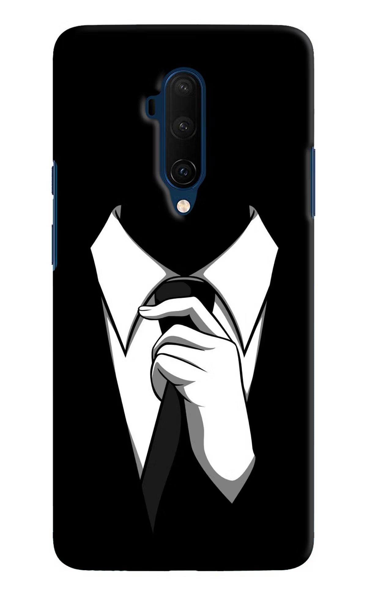 Black Tie Oneplus 7T Pro Hard Case Back Cover by Casekaro