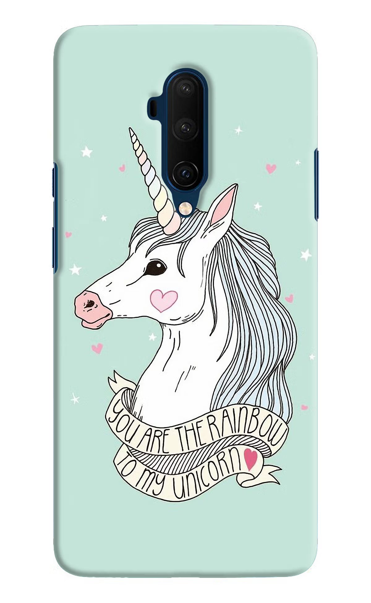Unicorn Wallpaper Oneplus 7T Pro Hard Case Back Cover by Casekaro
