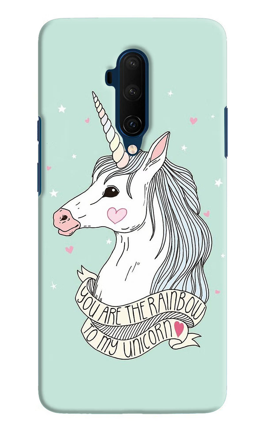 Unicorn Wallpaper Oneplus 7T Pro Back Cover, Hard case