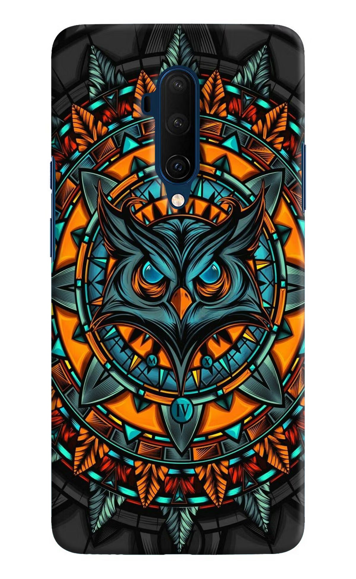 Angry Owl Art Oneplus 7T Pro Hard Case Back Cover by Casekaro