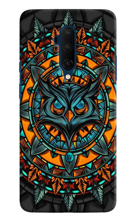 Angry Owl Art Oneplus 7T Pro Hard Case Back Cover by Casekaro