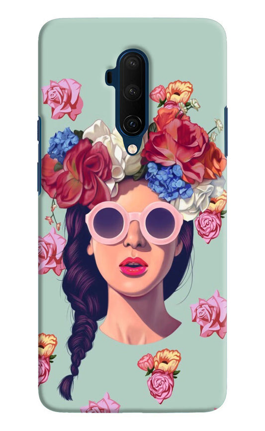 Pretty Girl Oneplus 7T Pro Hard Case Back Cover by Casekaro