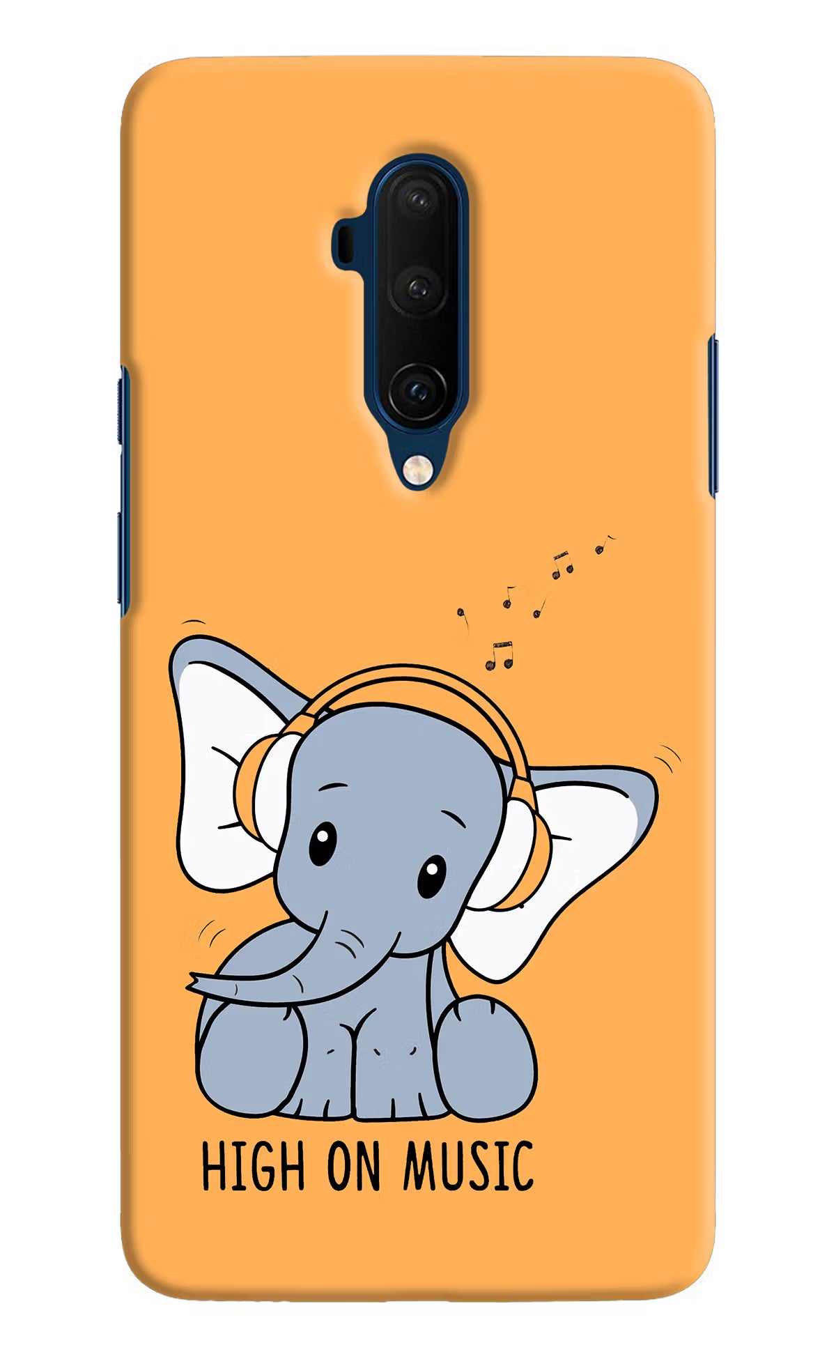 High On Music Oneplus 7T Pro Hard Case Back Cover by Casekaro