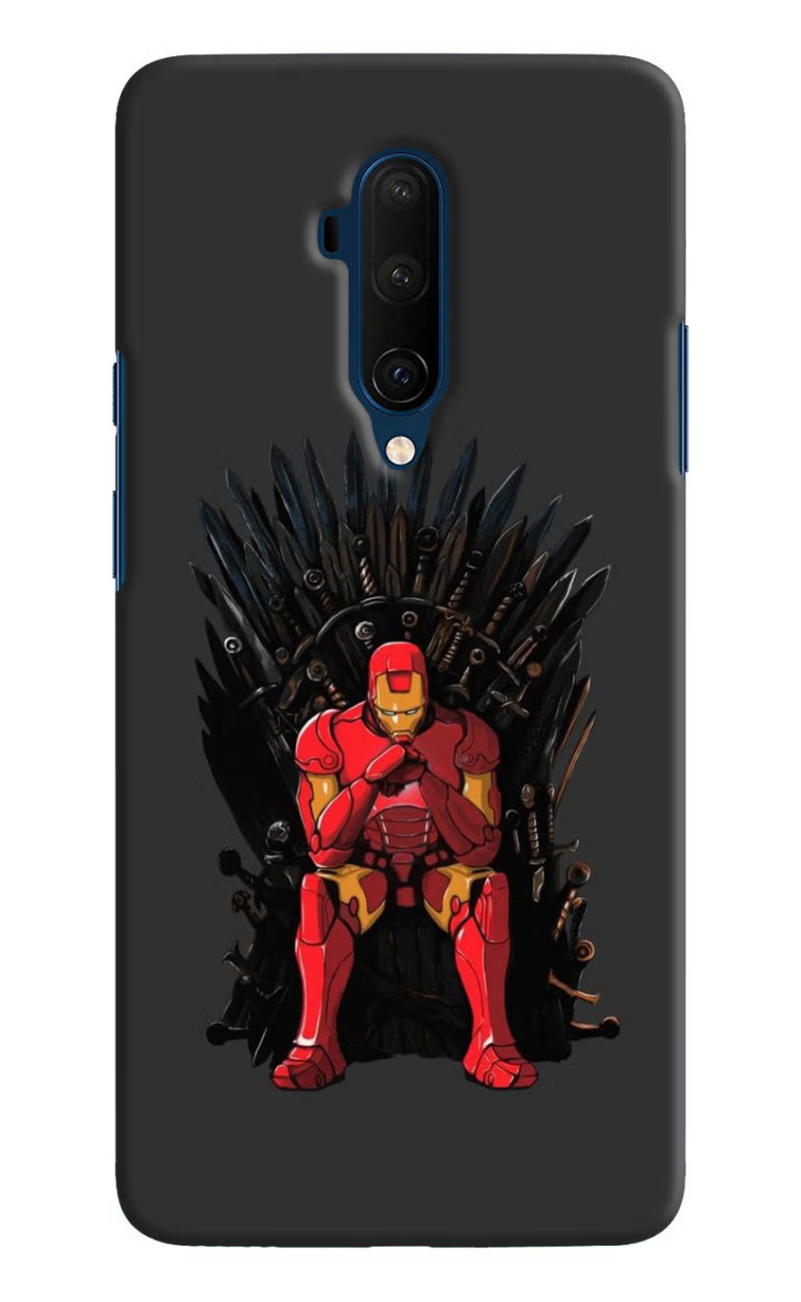 Ironman Throne Oneplus 7T Pro Back Cover, Hard case