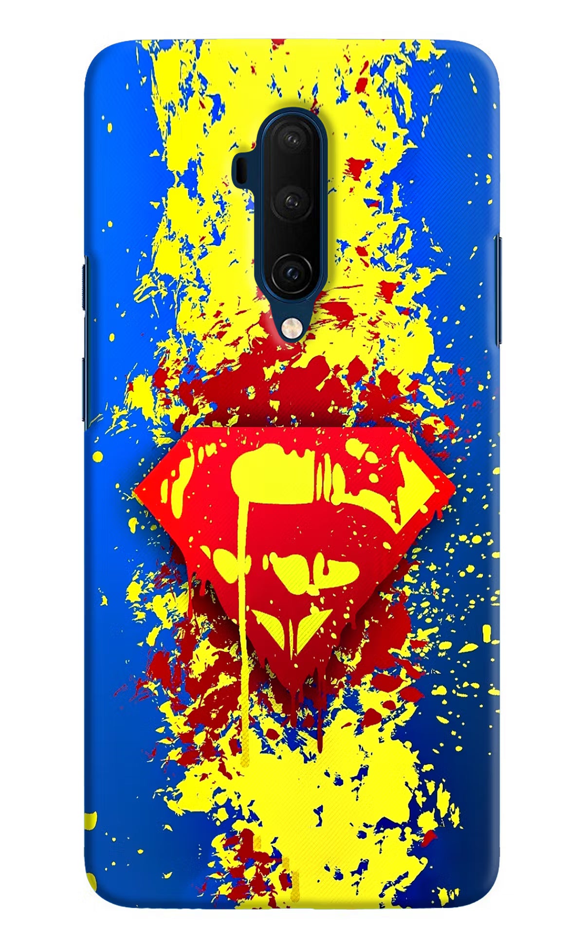 Superman logo Oneplus 7T Pro Hard Case Back Cover by Casekaro
