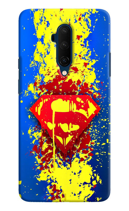 Superman logo Oneplus 7T Pro Hard Case Back Cover by Casekaro