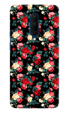 Rose Pattern Oneplus 7T Pro Hard Case Back Cover by Casekaro