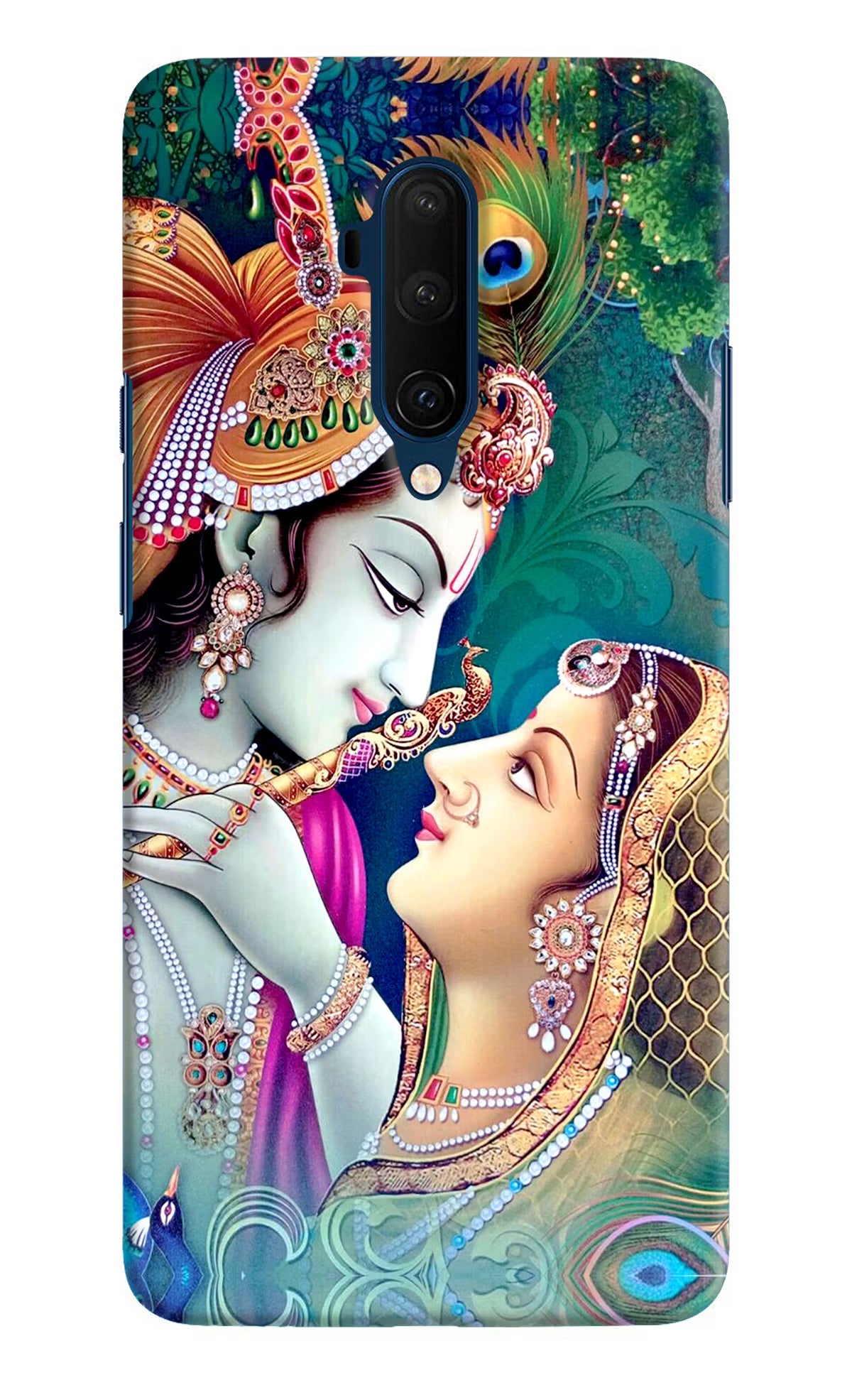 Lord Radha Krishna Oneplus 7T Pro Hard Case Back Cover by Casekaro