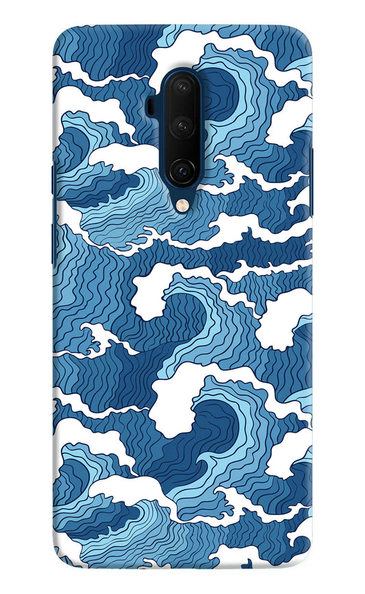Blue Waves Oneplus 7T Pro Hard Case Back Cover by Casekaro