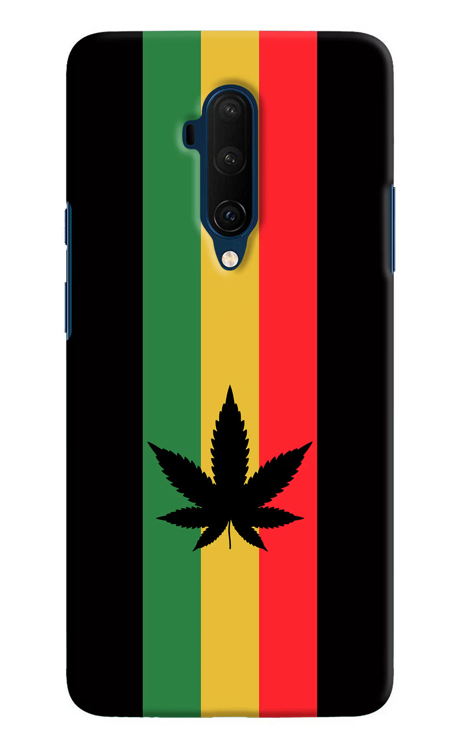Weed Flag Oneplus 7T Pro Back Cover, Hard case