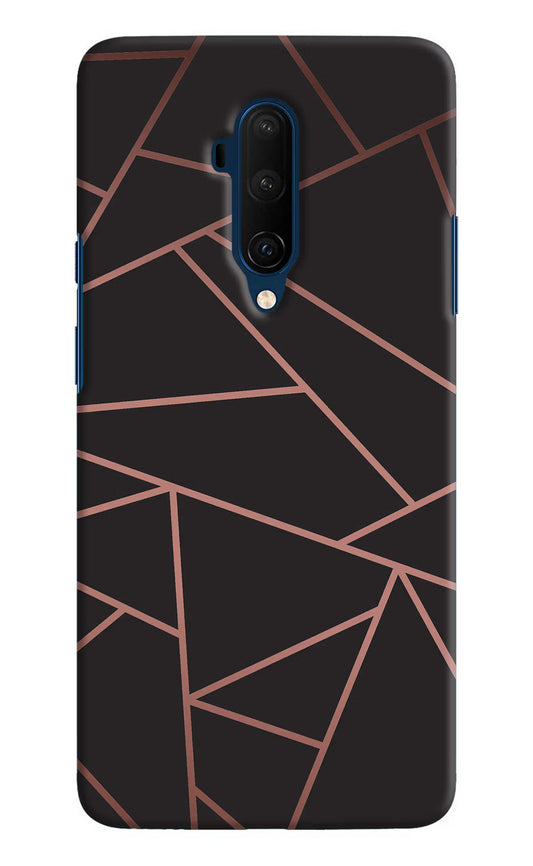 Geometric Pattern Oneplus 7T Pro Hard Case Back Cover by Casekaro
