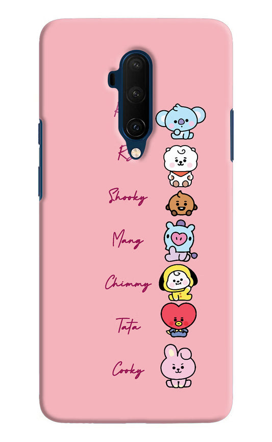 BTS names Oneplus 7T Pro Hard Case Back Cover by Casekaro
