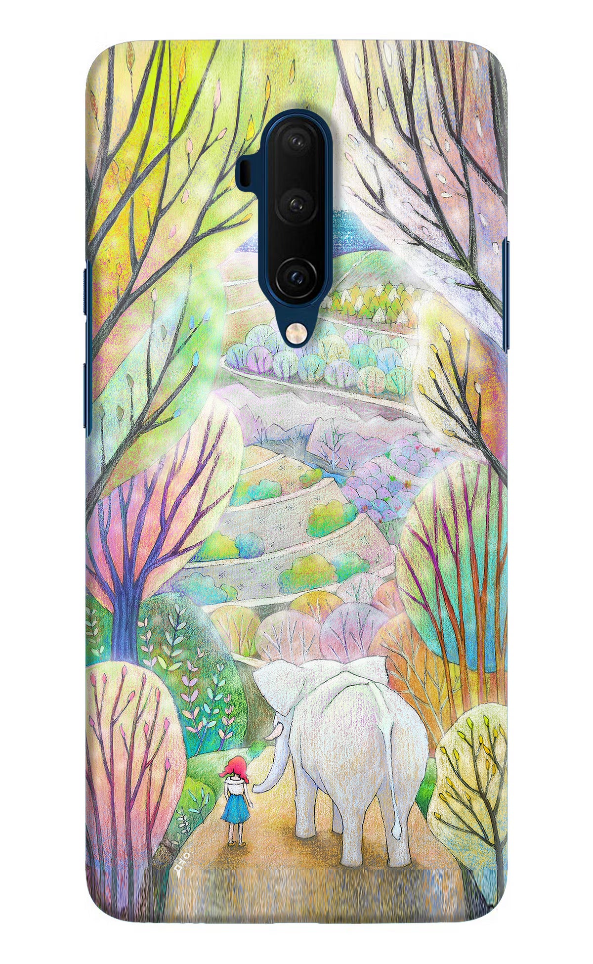 Nature Painting Oneplus 7T Pro Hard Case Back Cover by Casekaro