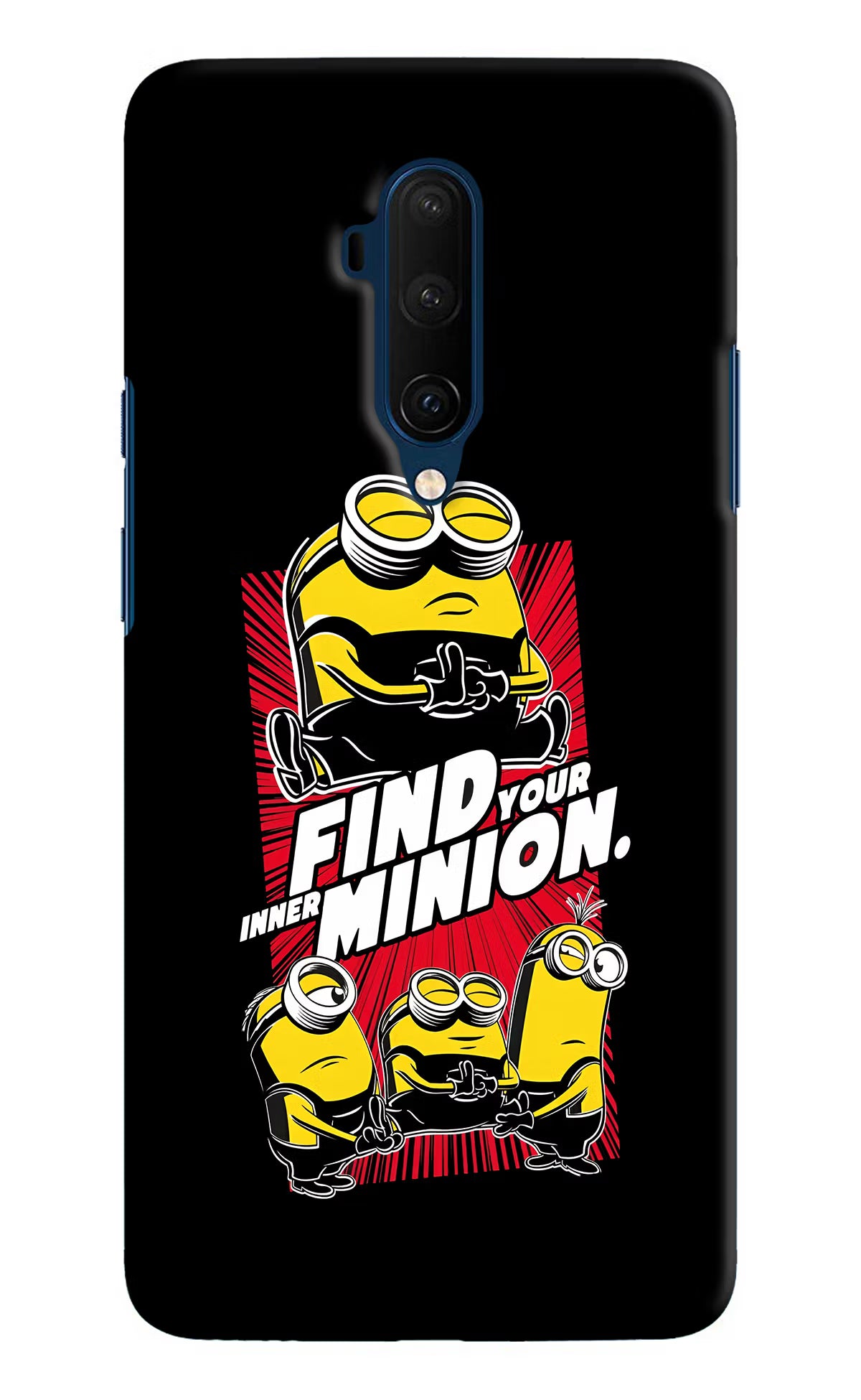 Find your inner Minion Oneplus 7T Pro Hard Case Back Cover by Casekaro