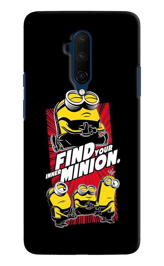 Find your inner Minion Oneplus 7T Pro Hard Case Back Cover by Casekaro