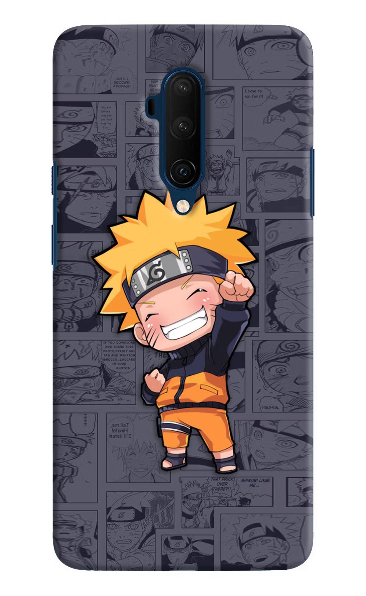 Chota Naruto Oneplus 7T Pro Hard Case Back Cover by Casekaro