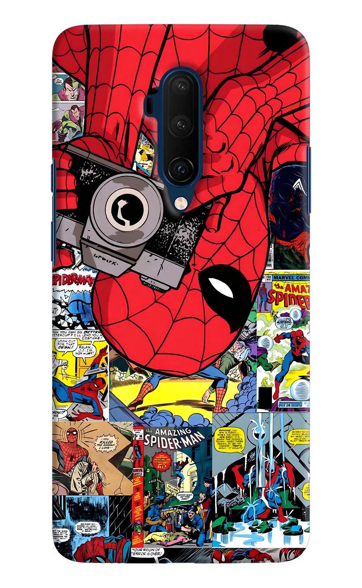 Spider Man Oneplus 7T Pro Hard Case Back Cover by Casekaro