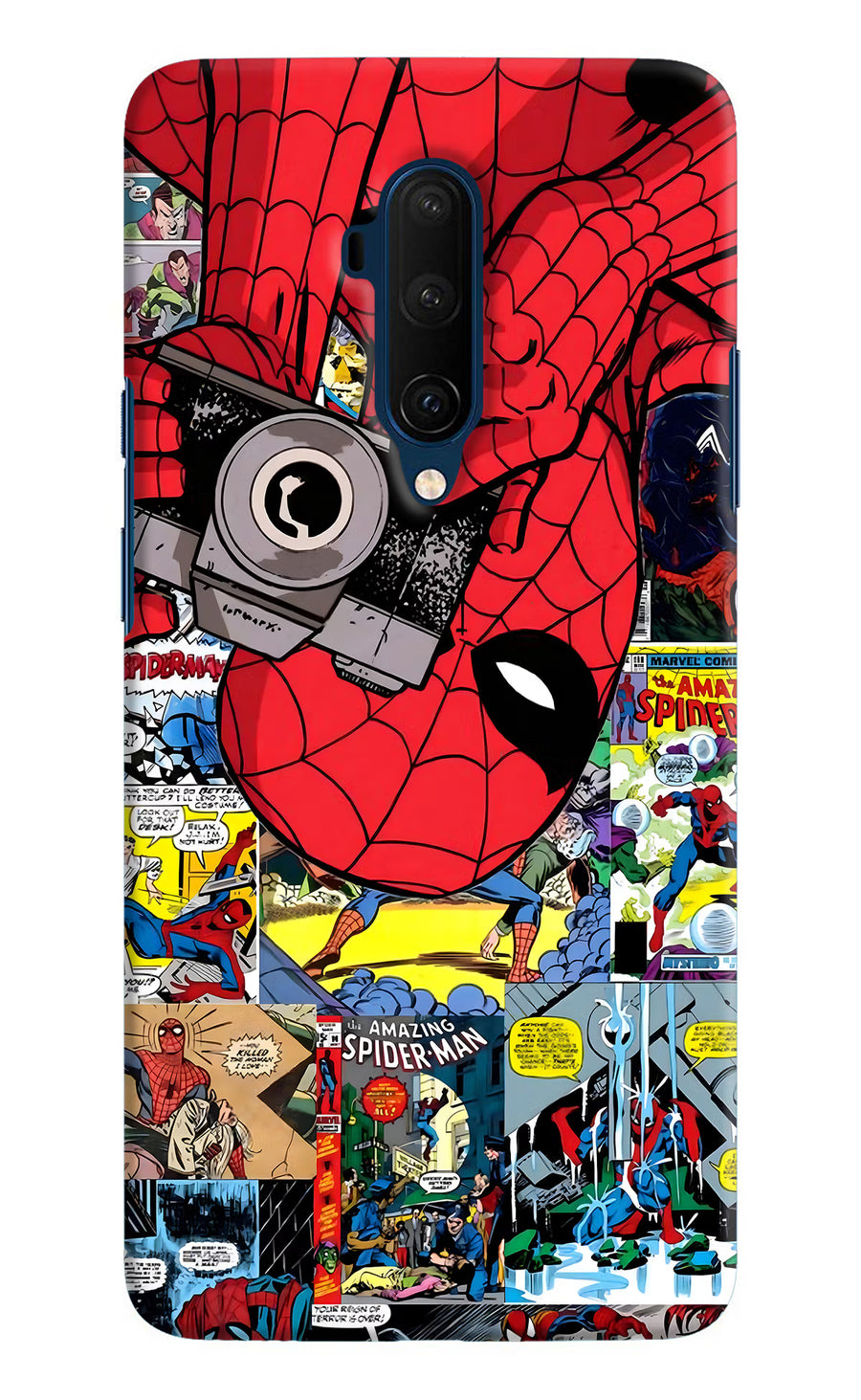 Spider Man Oneplus 7T Pro Back Cover, Hard case