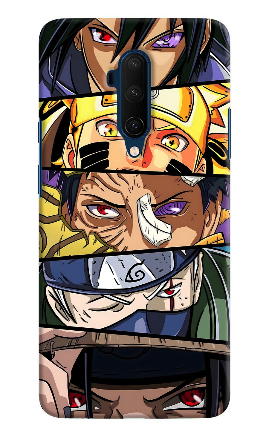 Naruto Character Oneplus 7T Pro Back Cover, Hard case