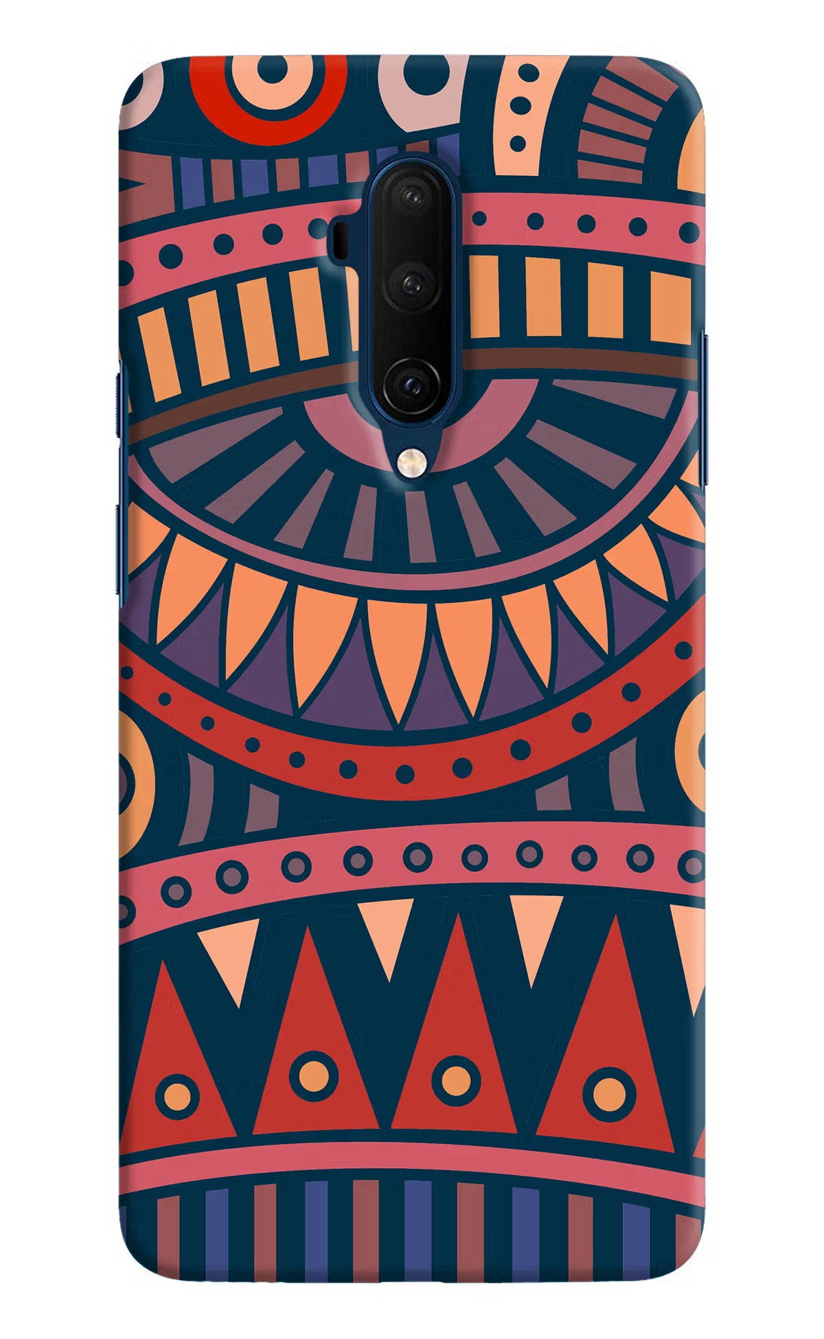 African Culture Design Oneplus 7T Pro Hard Case Back Cover by Casekaro
