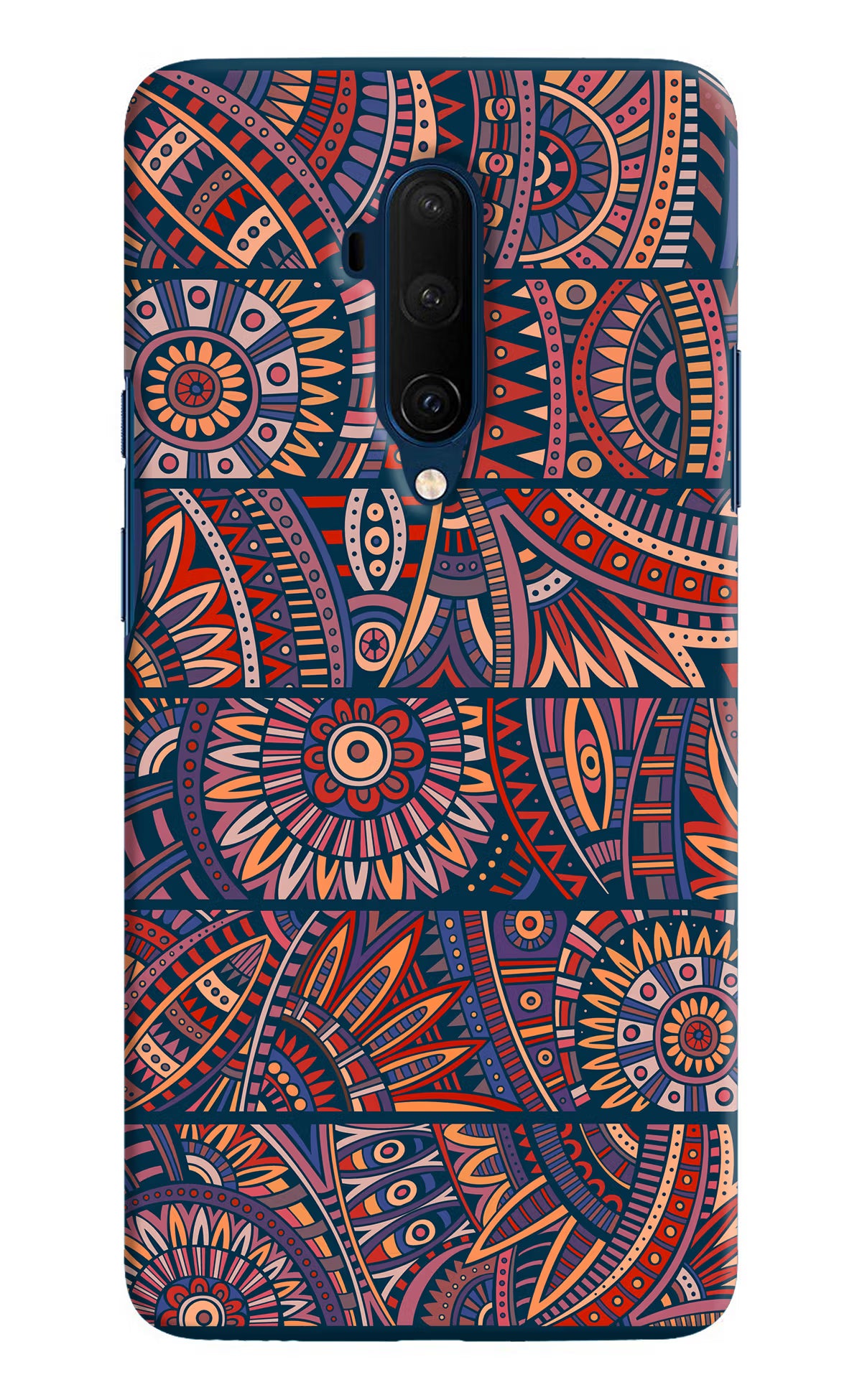 African Culture Design Oneplus 7T Pro Hard Case Back Cover by Casekaro