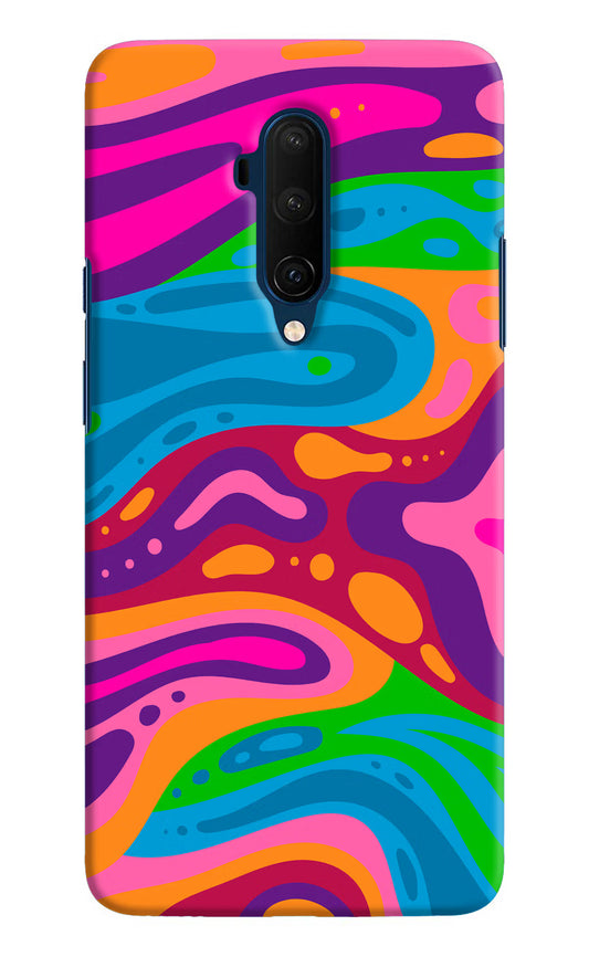 Trippy Pattern Oneplus 7T Pro Hard Case Back Cover by Casekaro