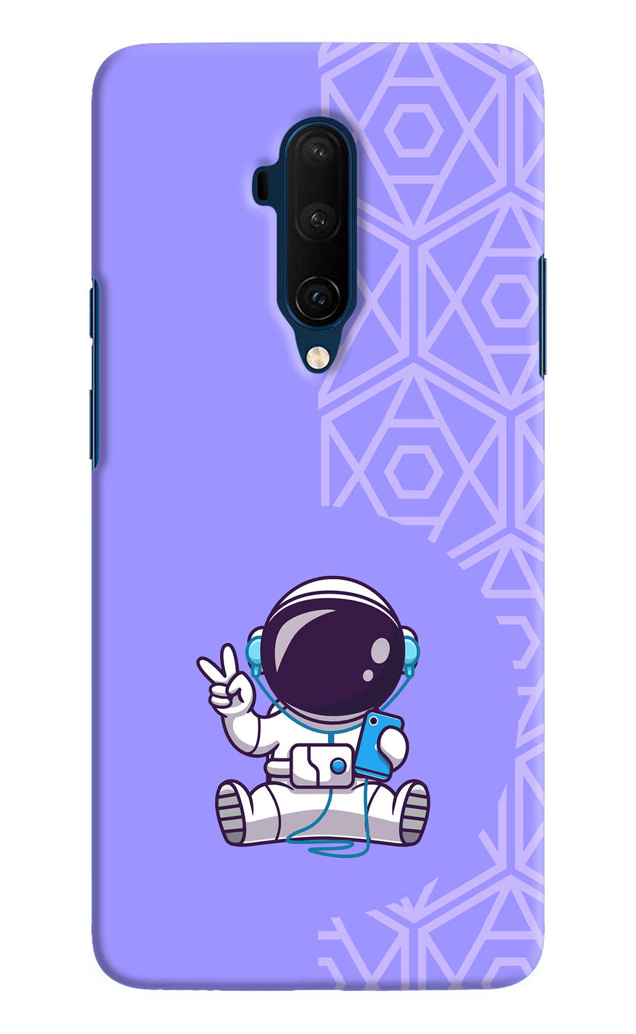 Cute Astronaut Chilling Oneplus 7T Pro Back Cover, Hard case